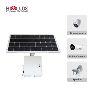 Multi Fonksyon mobil Solè CCTV Kamera Box Rapid Deplwaman
